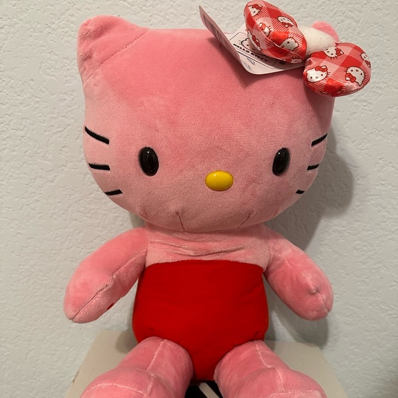 NWT BUILD A BEAR Holly Jolly Hello Kitty with dress - Picture 2 of 3